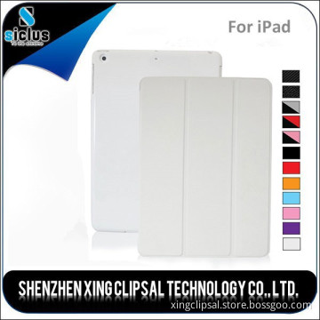 High quality 3 folder PU ultra-thin universal pouch leather tablet case for ipad mini